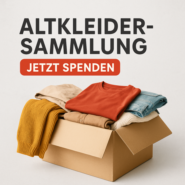 Altkleidersammlung – jetzt spenden!