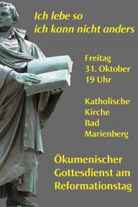 Ökumenischer Gottesdienst am Reformationstag