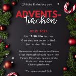 Adventstürchen in Hof