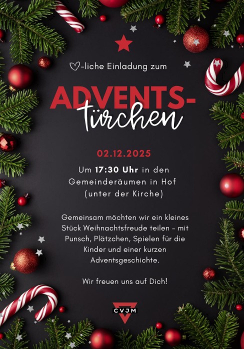 Adventstürchen in Hof