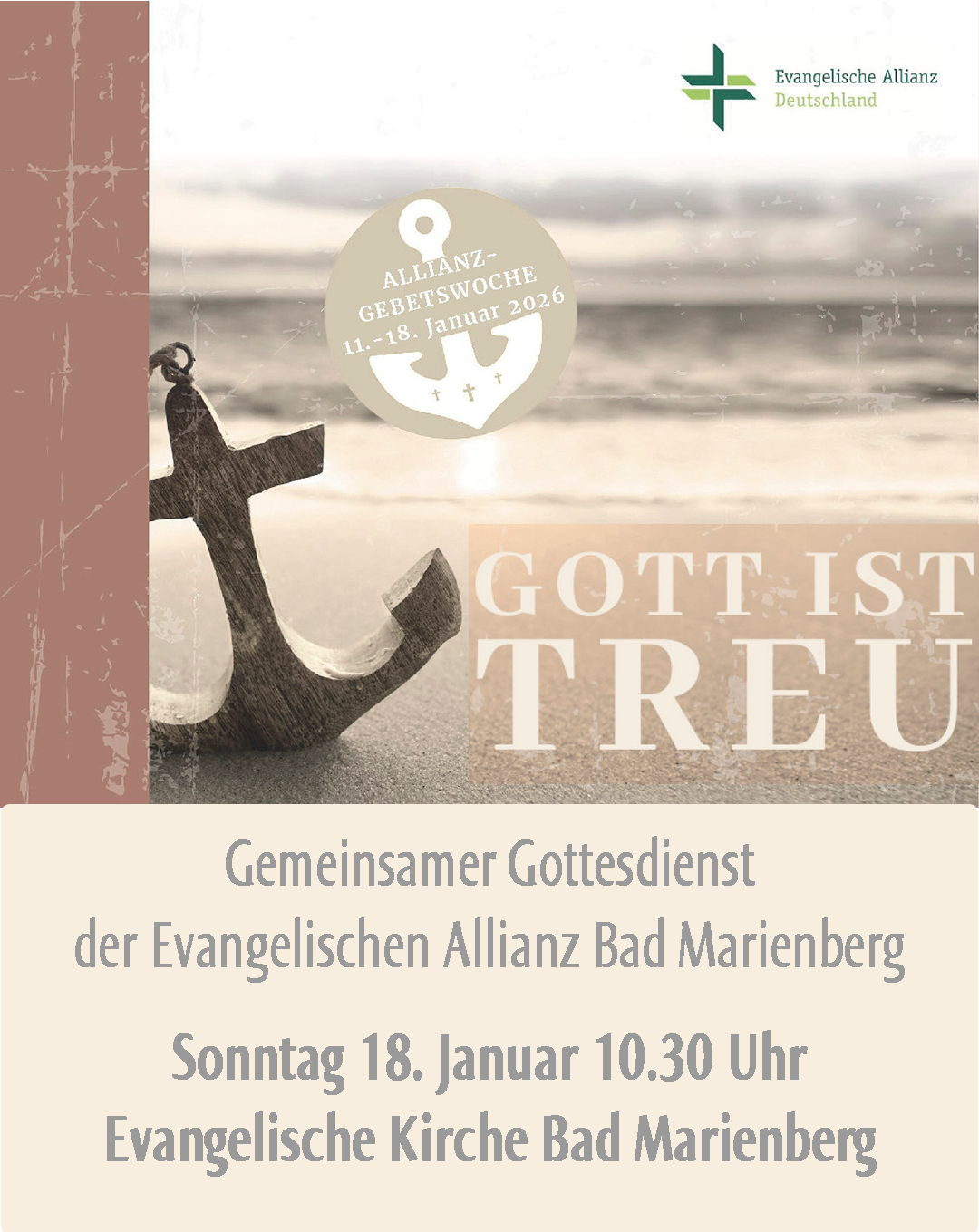 Gemeinsamer Gottesdienst der Evangelischen Allianz Bad Marienberg