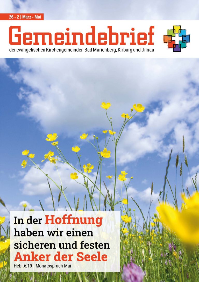 Gemeindebrief 2026 2 (März-Mai)