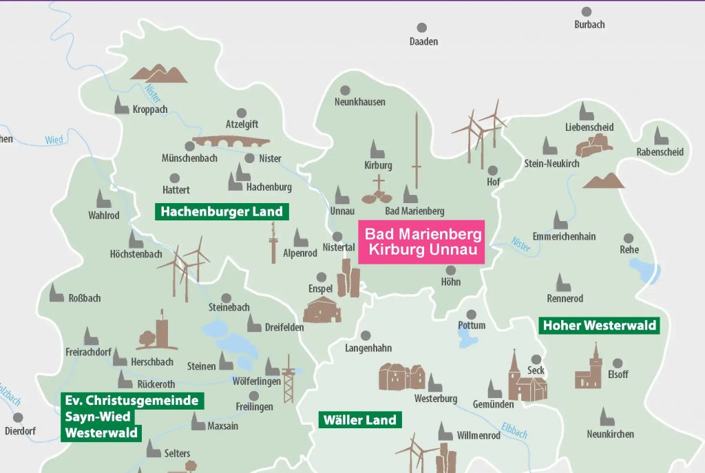 Der Norden des Dekanats Westerwald
