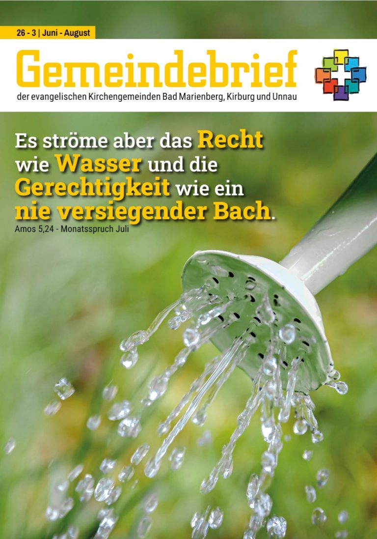 Gemeindebrief 2026 3 (Juni – August)